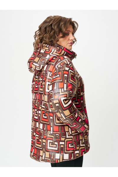 Куртка Zlata 4458 терракотовый - фото 6