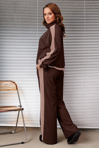 Брюки, джемпер INVITE 6101 коричневый - фото 2