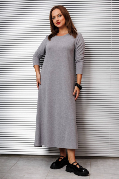 Жилет, платье INVITE 6118 серый/черный - фото 7
