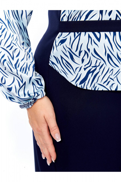 Сарафан Линия Л Б-2087 темно-синий - фото 4