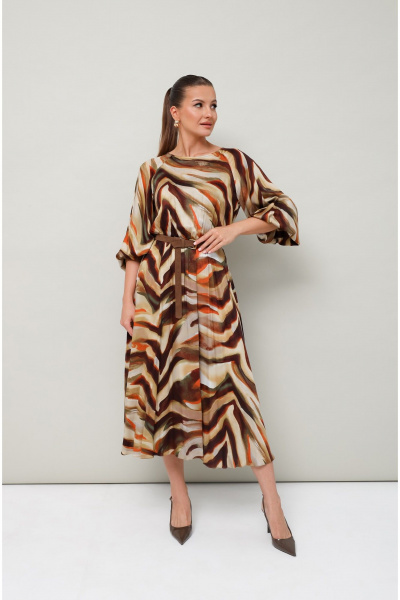 Платье с принтом и съемным ремнем PUR PUR 11-136/9 - фото 1