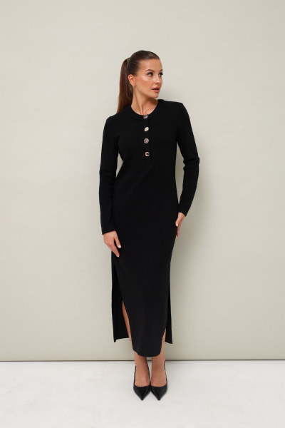 Платье полуприлегающего силуэта на молнии с карманами PUR PUR 11-316 - фото 5