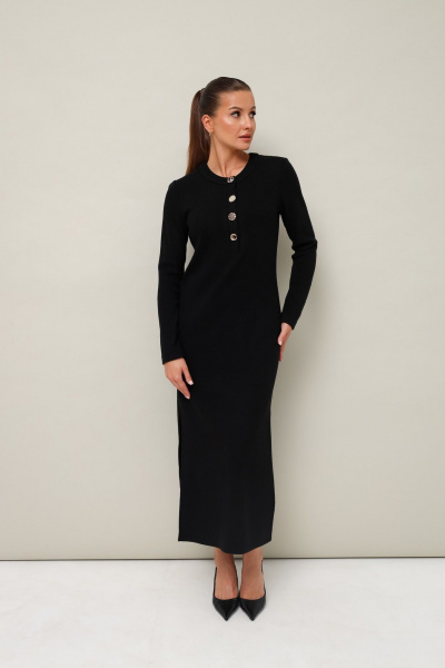 Платье полуприлегающего силуэта на молнии с карманами PUR PUR 11-316 - фото 3