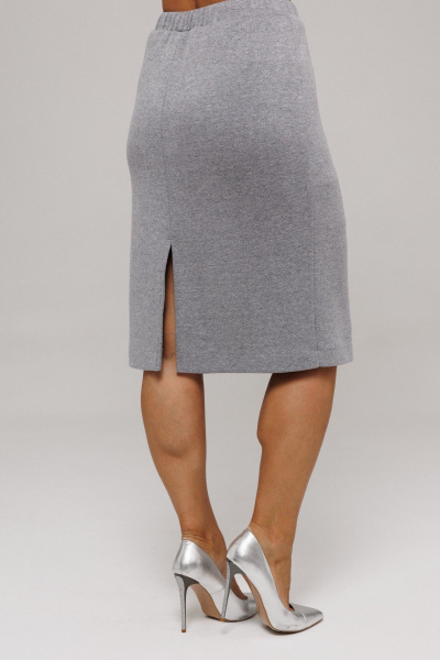 Джемпер, юбка Galean Style 993 серый_беж - фото 6