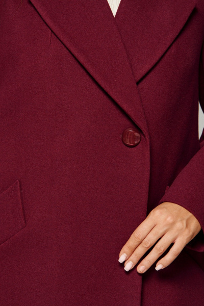 Пальто Beautiful&Free 7010 бордо - фото 8