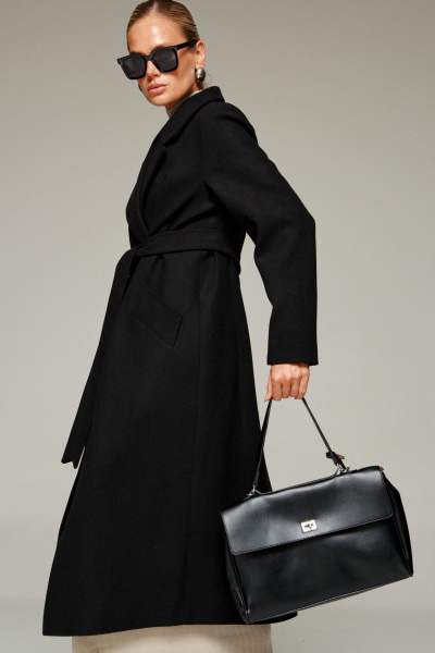 Пальто Beautiful&Free 7010 черный - фото 10