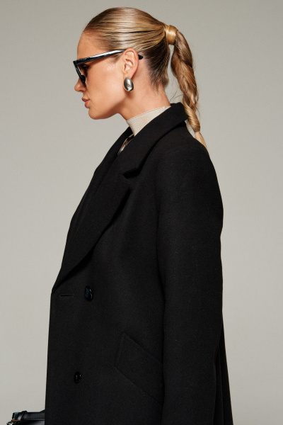 Пальто Beautiful&Free 7010 черный - фото 6