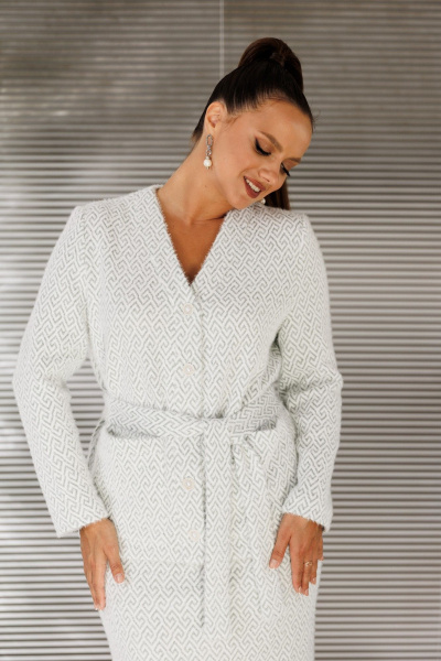 Жакет, юбка Galean Style 914.1 олива_орнамент - фото 3