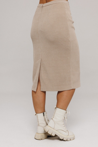 Свитшот, юбка Galean Style 990 бежевый - фото 11