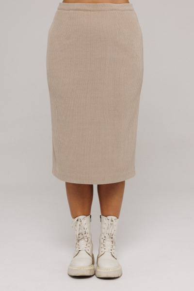 Свитшот, юбка Galean Style 990 бежевый - фото 10