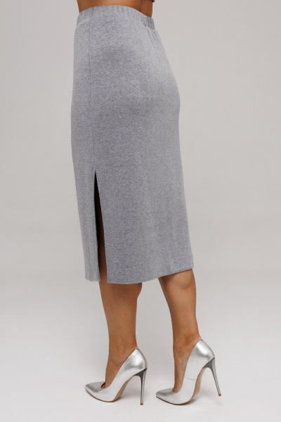 Джемпер, юбка Galean Style 994 бежевый_серый - фото 8