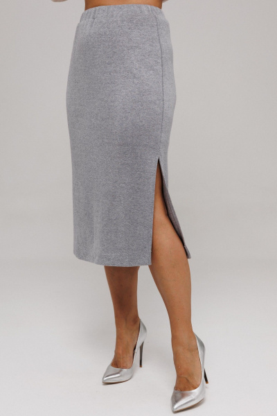 Джемпер, юбка Galean Style 994 бежевый_серый - фото 7