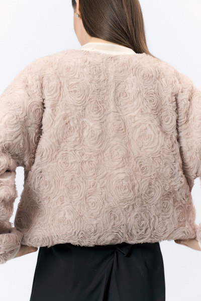 Бомбер Verita 2402 бежевый - фото 5