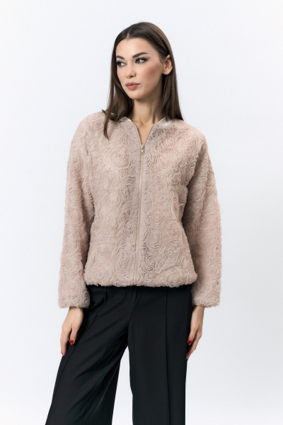Бомбер Verita 2402 бежевый - фото 1