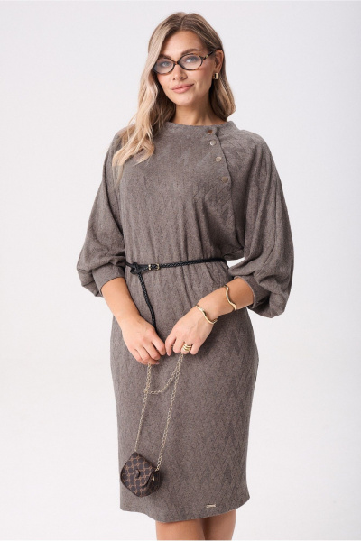 Платье Verita 2408 шоколад - фото 6