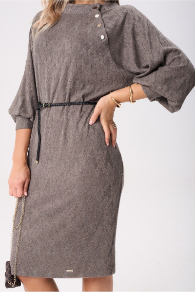 Платье Verita 2408 шоколад - фото 3