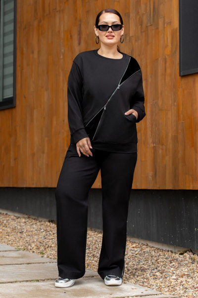 Брюки, джемпер ADARIN А27 черный - фото 14