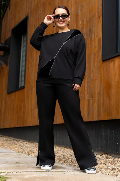 Брюки, джемпер ADARIN А27 черный - фото 1