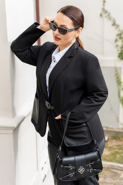 Жакет ADARIN А30 черный - фото 16