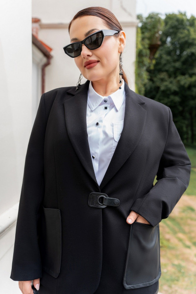 Жакет ADARIN А30 черный - фото 13