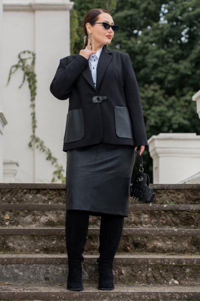 Жакет ADARIN А30 черный - фото 5