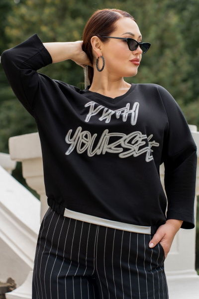 Брюки, джемпер ADARIN А37 черный - фото 7