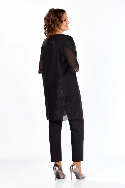 Блуза, брюки SVT-fashion 617 черный - фото 2
