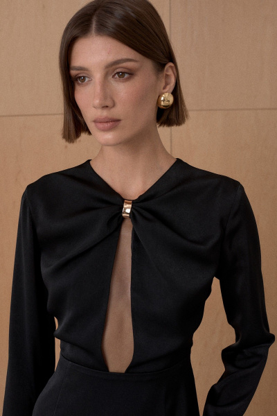 Платье Mixan 5127 черный - фото 4