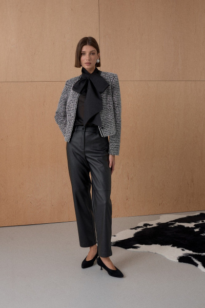 Жакет из жаккардового полотна с люрексом Mixan 2085 - фото 4