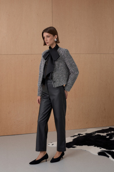 Жакет из жаккардового полотна с люрексом Mixan 2085 - фото 2