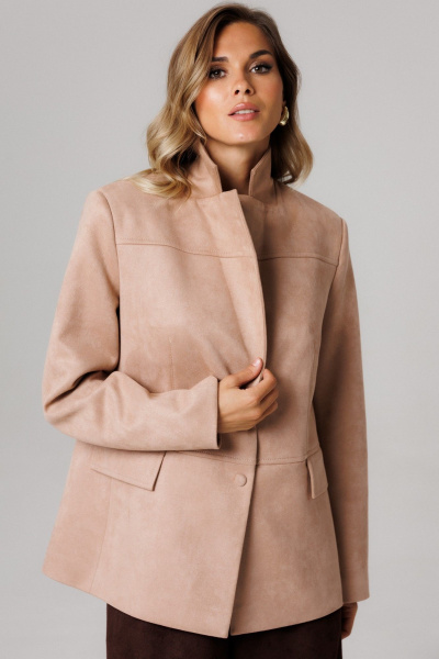 Жакет Laikony L-953 бежевый - фото 10