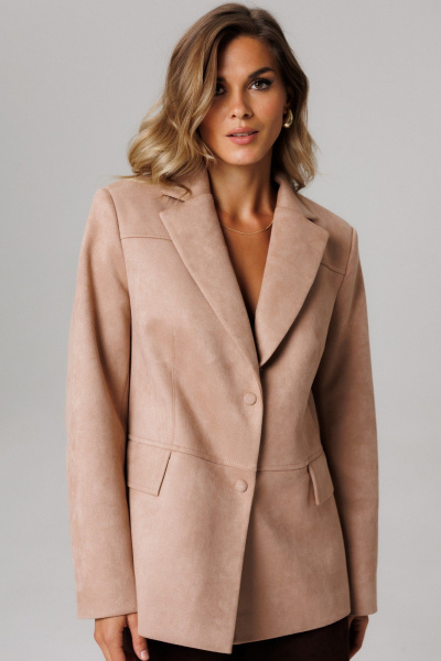 Жакет Laikony L-953 бежевый - фото 8