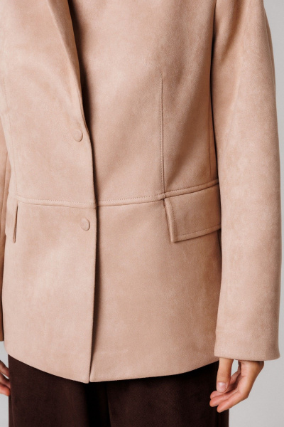 Жакет Laikony L-953 бежевый - фото 5