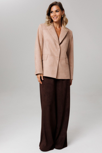 Жакет Laikony L-953 бежевый - фото 2