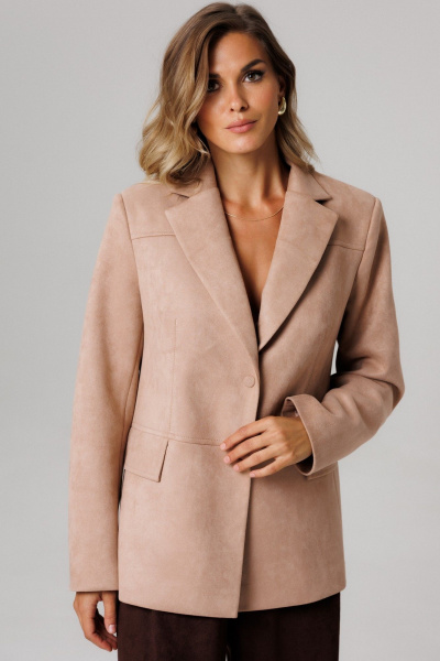 Жакет Laikony L-953 бежевый - фото 1