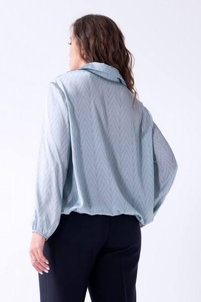 Блуза Erika С-167 голубой - фото 5