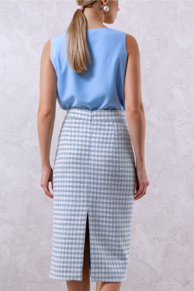 Юбка Erika 7244 голубой - фото 2