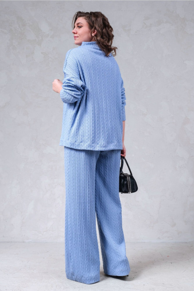 Брюки, джемпер Erika 1683 голубой - фото 3