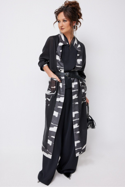 Брюки, накидка, топ ElPaiz 1275 черный - фото 2