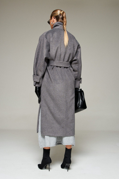 Пальто Beautiful&Free 7011 графит - фото 7