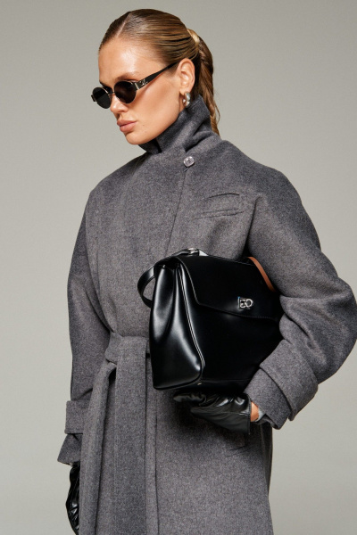 Пальто Beautiful&Free 7011 графит - фото 6