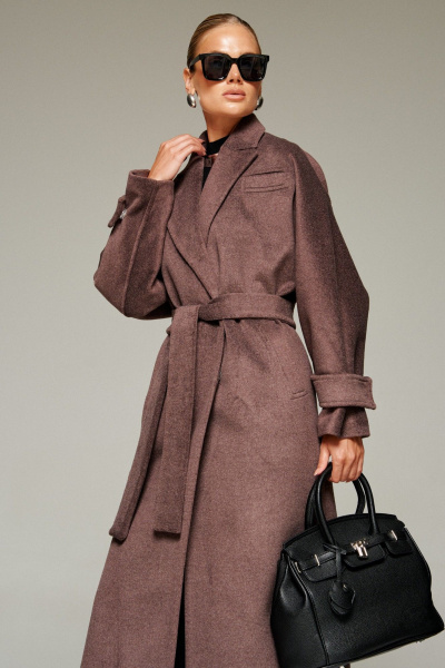 Пальто Beautiful&Free 7011 какао - фото 14