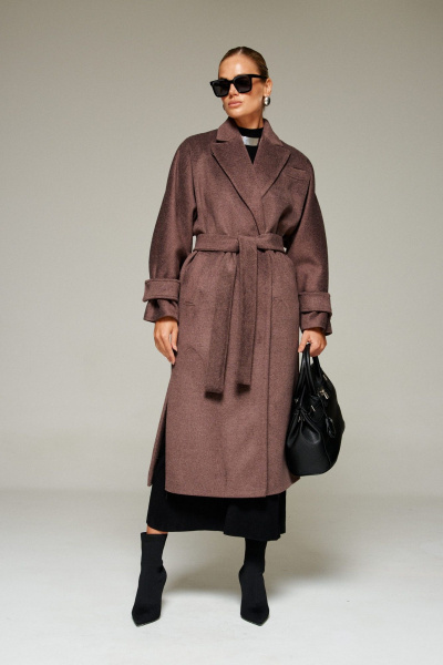 Пальто Beautiful&Free 7011 какао - фото 1