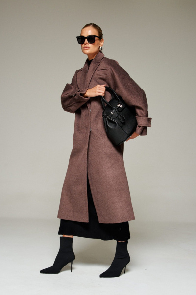 Пальто Beautiful&Free 7011 какао - фото 13