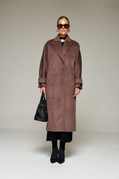 Пальто Beautiful&Free 7011 какао - фото 12