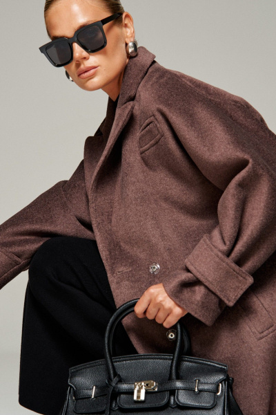 Пальто Beautiful&Free 7011 какао - фото 10