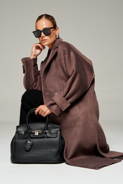 Пальто Beautiful&Free 7011 какао - фото 9