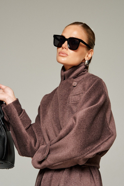 Пальто Beautiful&Free 7011 какао - фото 6