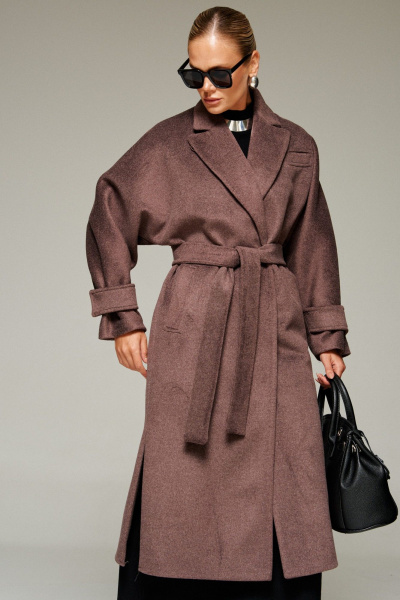 Пальто Beautiful&Free 7011 какао - фото 3