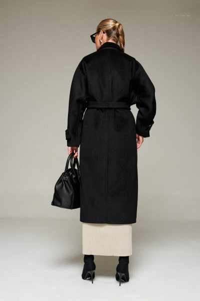 Пальто Beautiful&Free 7011 черный - фото 4